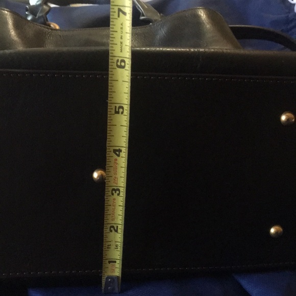 Black leather tote large - Picture 13 of 15